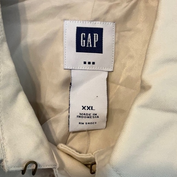 GAP Trench Coat Mid-Length Khaki XXL - Picture 3 of 12